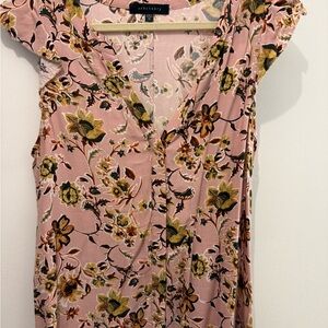 Sanctuary Blush Floral Women's Blouse